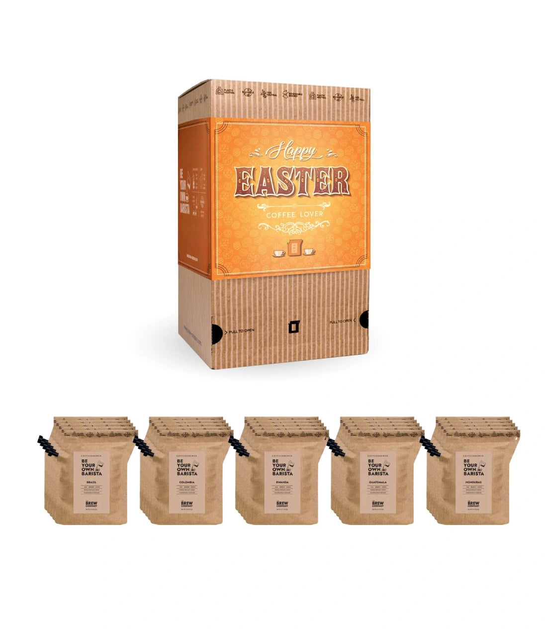 Kavos dovanų rinkinys Coffeebrewer Happy Easter