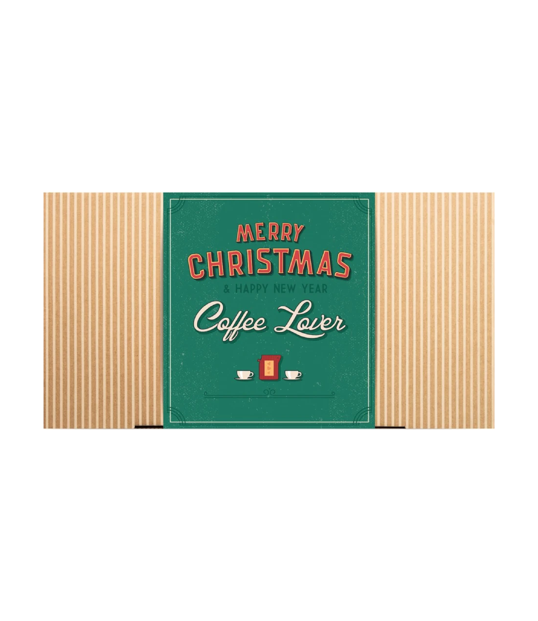 Kalėdinis Kavos dovanų rinkinys Coffeebrewer Merry Christmas Retro