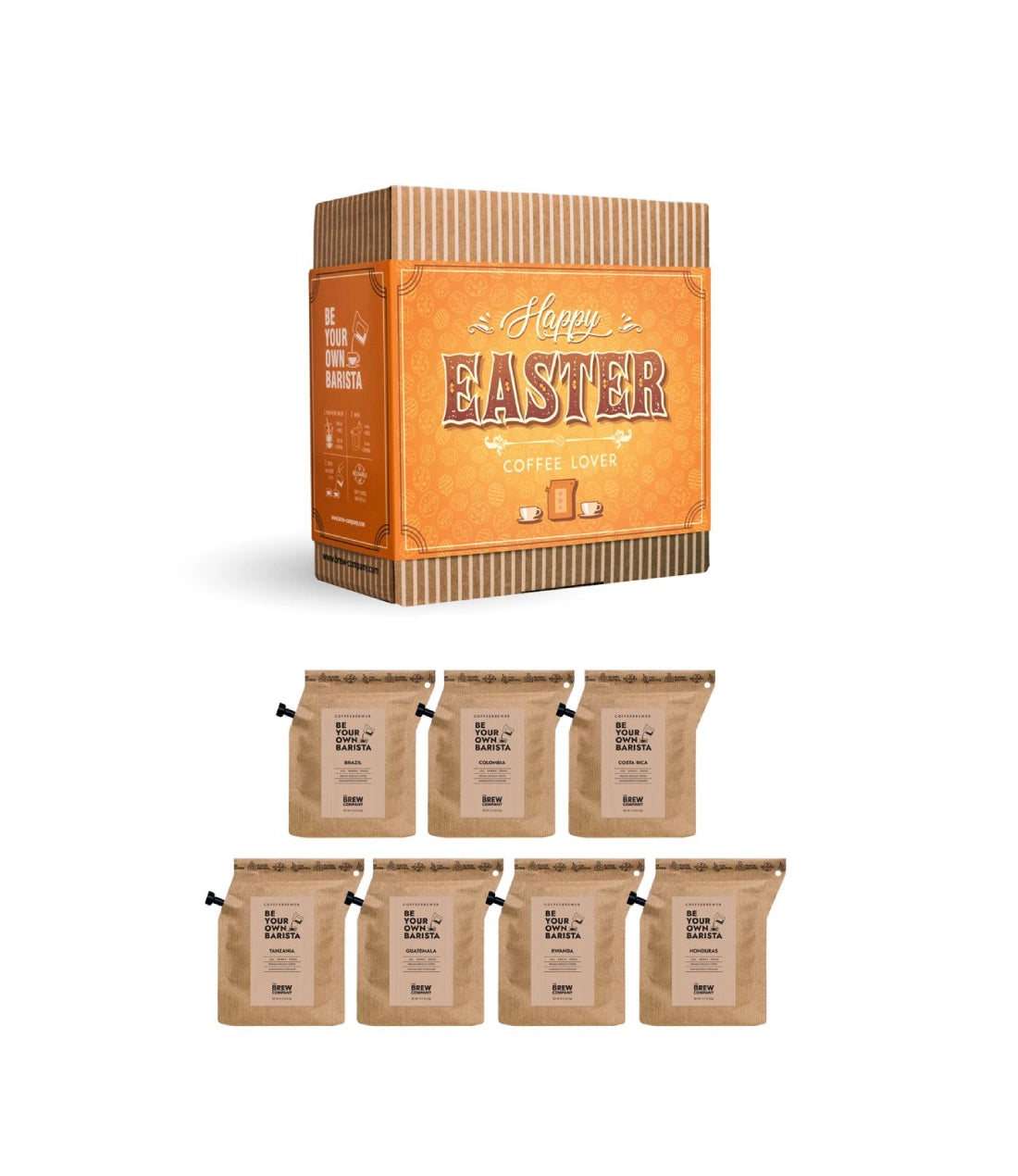 Kavos dovanų rinkinys Coffeebrewer Happy Easter