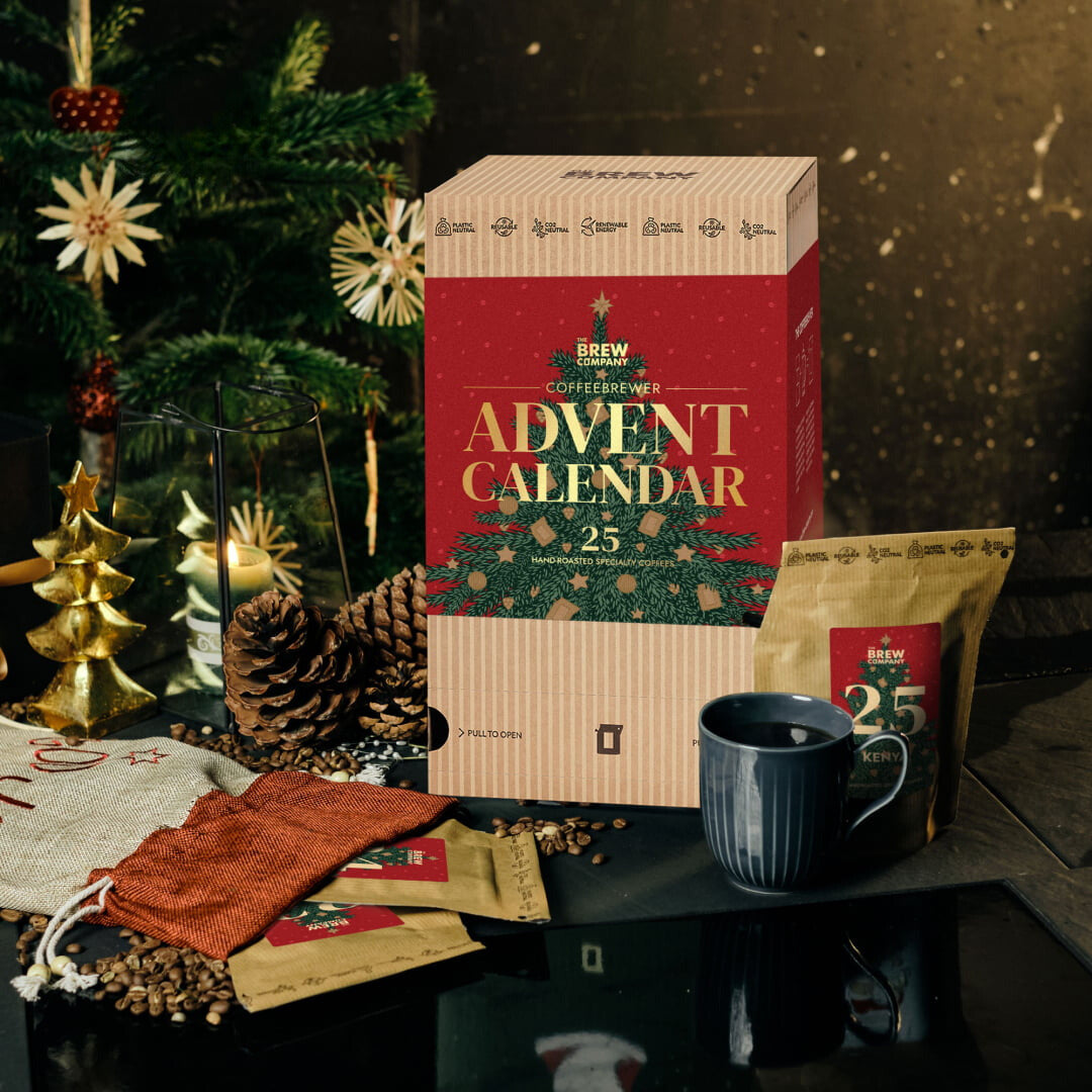 Coffeebrewer Kavos Advento Kalendorius Festive Red