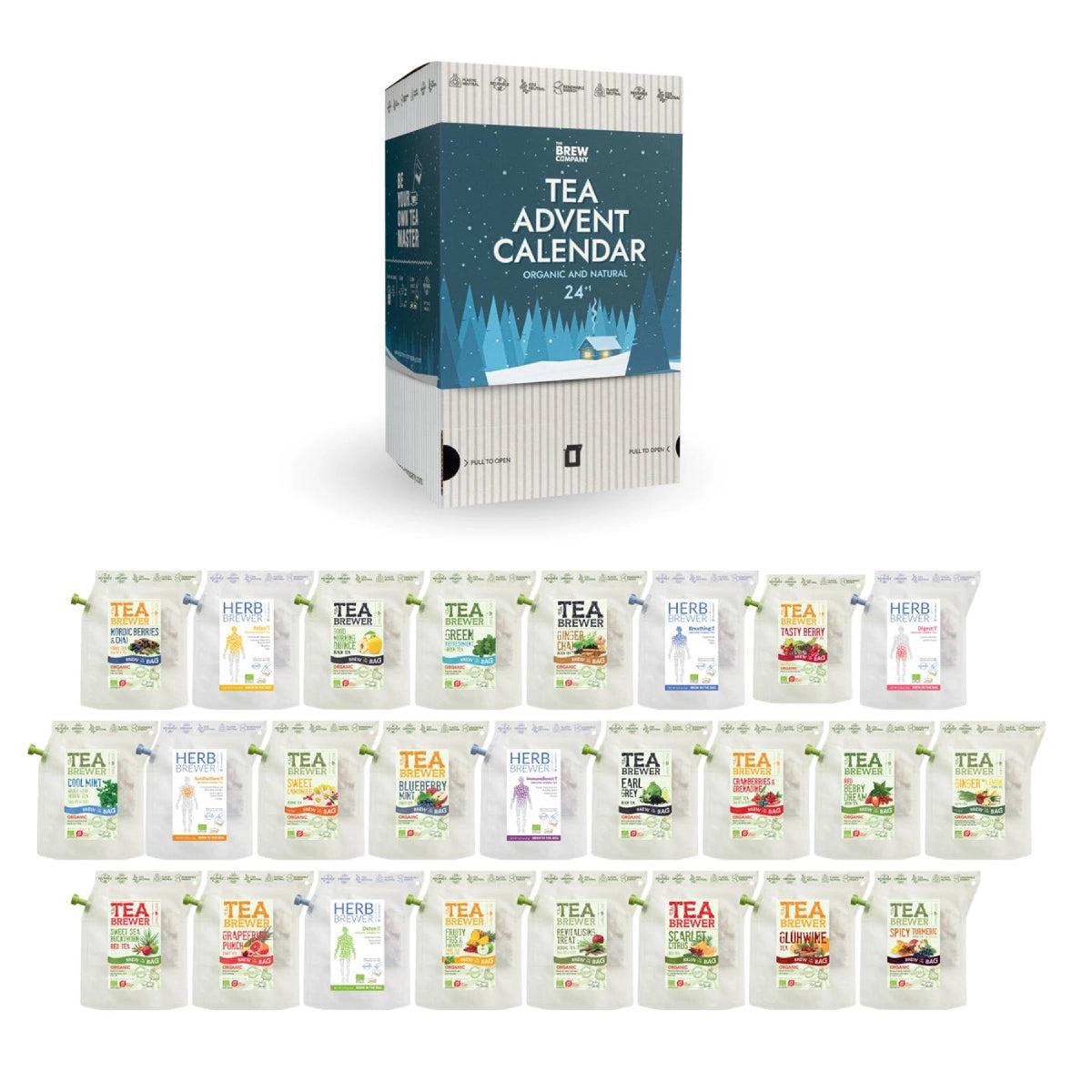 Teabrewer Arbatos Advento Kalendorius Organic & Natural