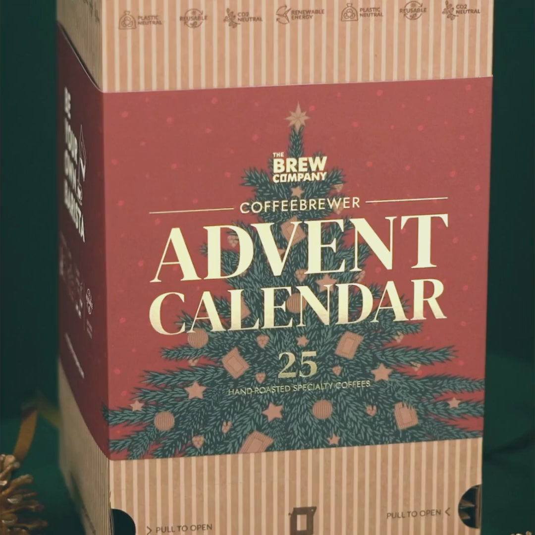 Coffeebrewer Kavos Advento Kalendorius Festive Red