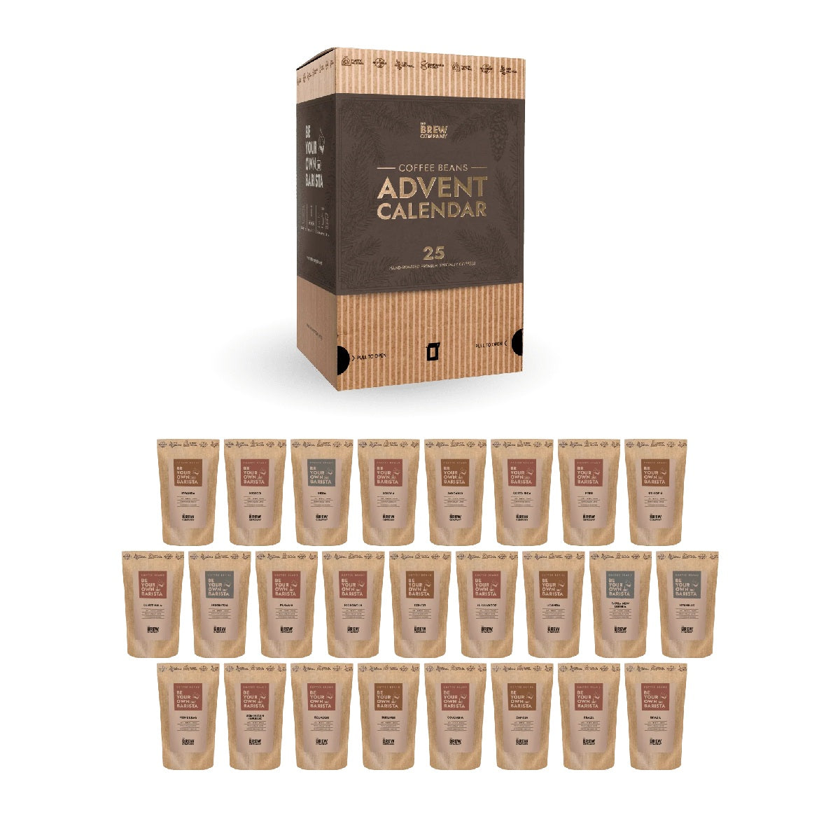 Coffeebrewer kavos pupelių Advento Kalendorius Bean Calendar