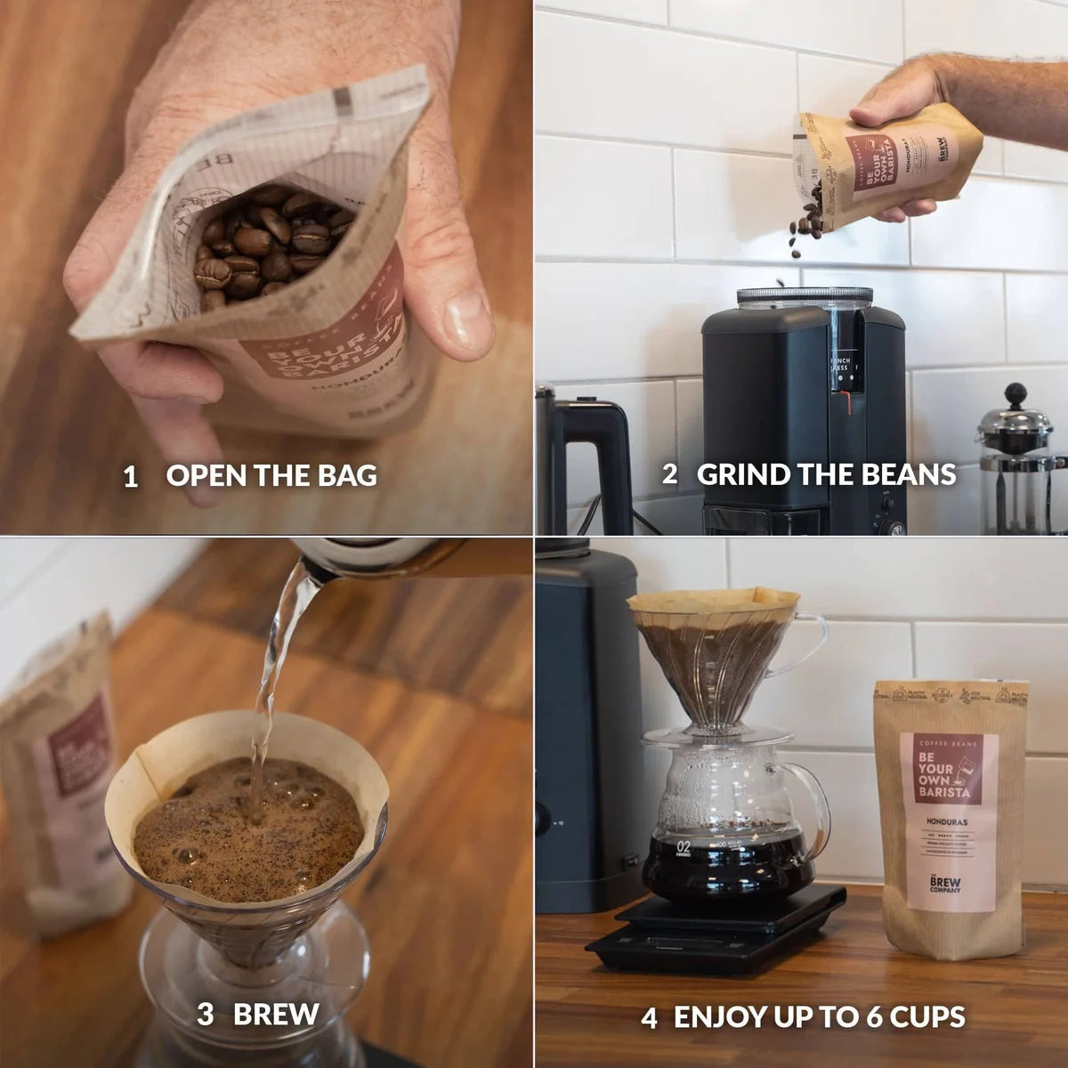 Coffeebrewer kavos pupelių Advento Kalendorius - kavos paruošimo instrukcija