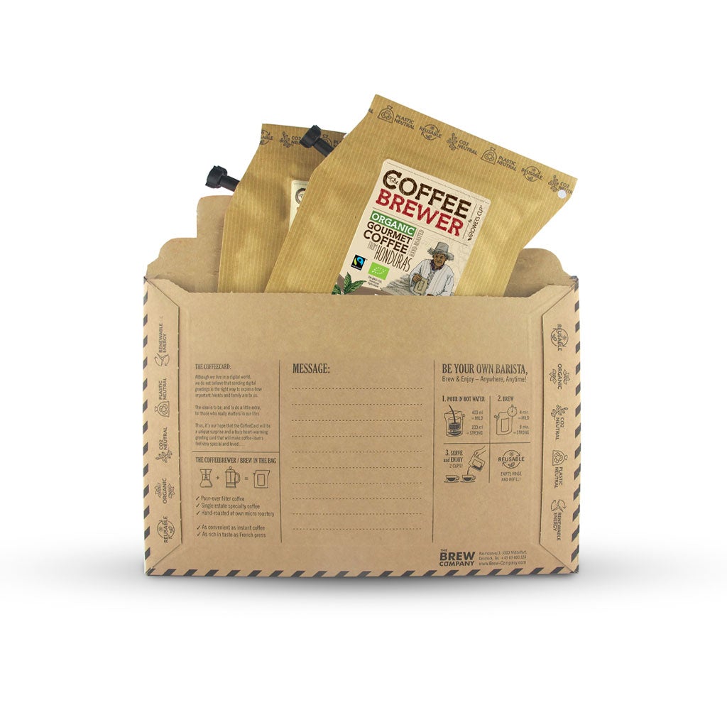 Kalėdinis atvirukas su kava Coffee Card Christmas #9