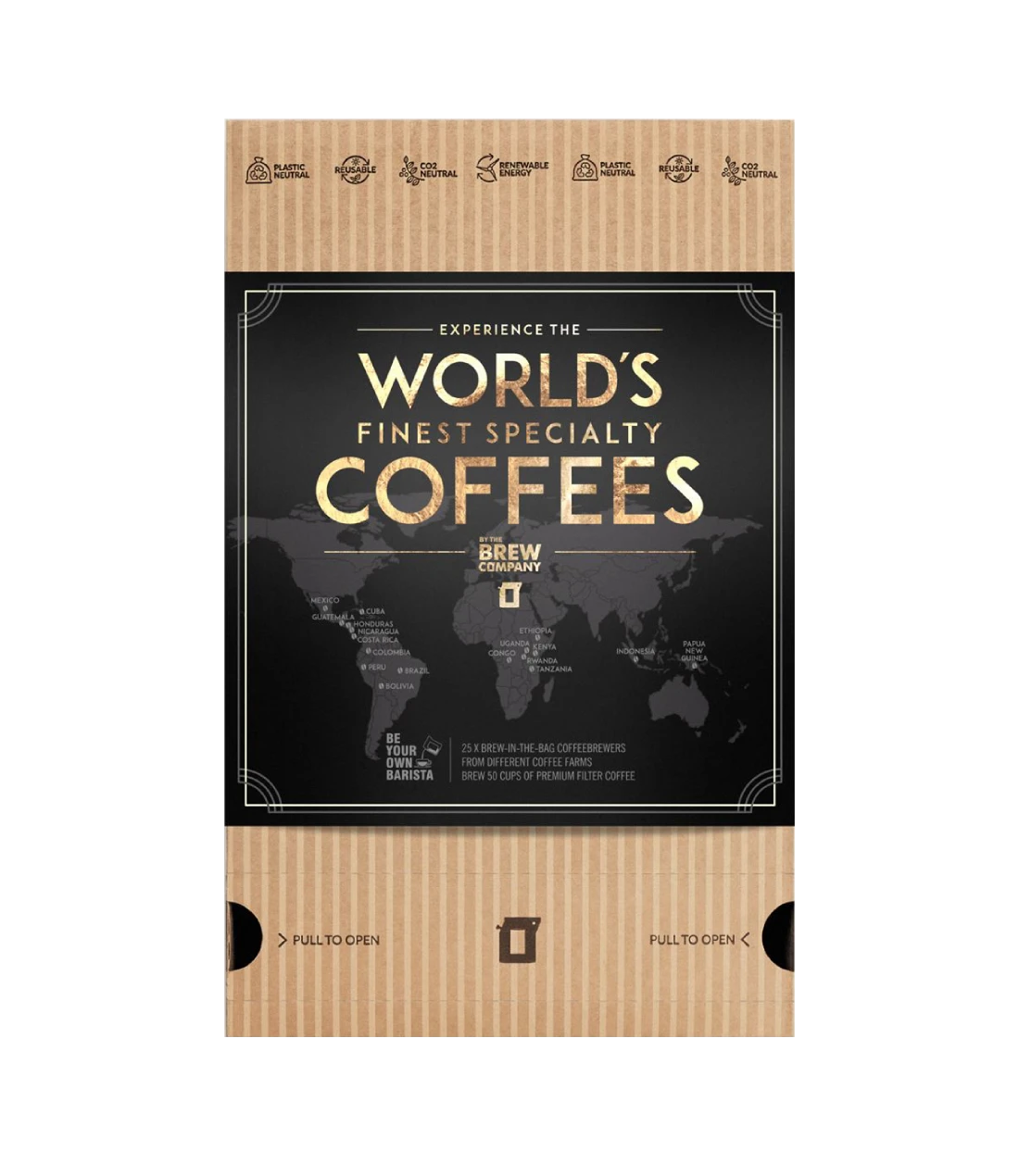 Kavos asortimento dėžė Coffeebrewer World's Finest Coffees