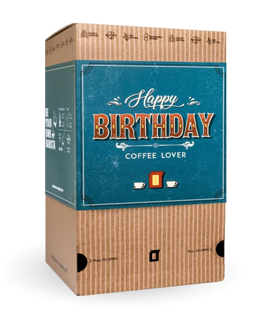 Kavos asortimento dėžė Happy Birthday