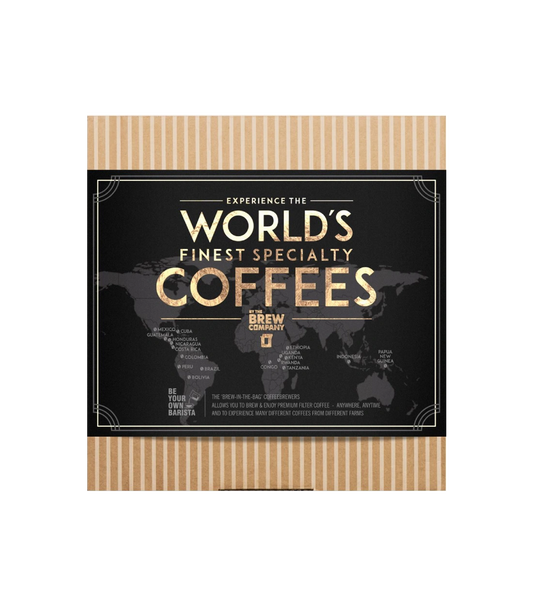 Kavos dovanų rinkinys Coffeebrewer World's Finest Coffees