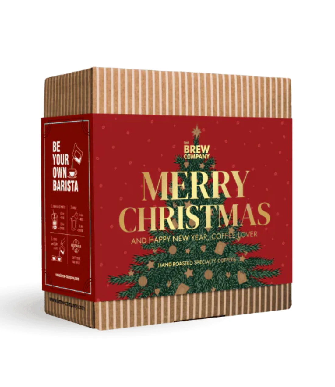 Premium Kalėdinis Kavos dovanų rinkinys Coffeebrewer Festive Red