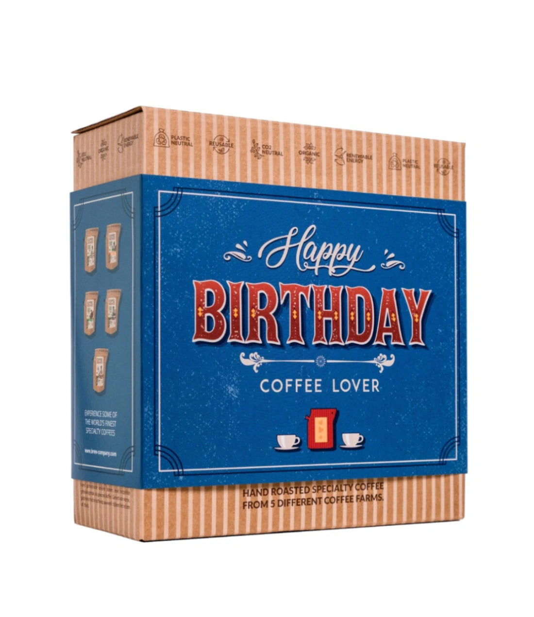 Kavos dovanų rinkinys Coffeebrewer Happy Birthday