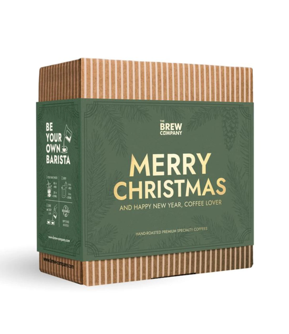 Premium Specialty Kalėdinis Kavos dovanų rinkinys Coffeebrewer Merry Christmas