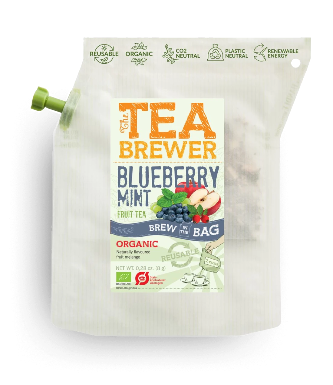 Vaisinė arbata Teabrewer - Blueberry Mint