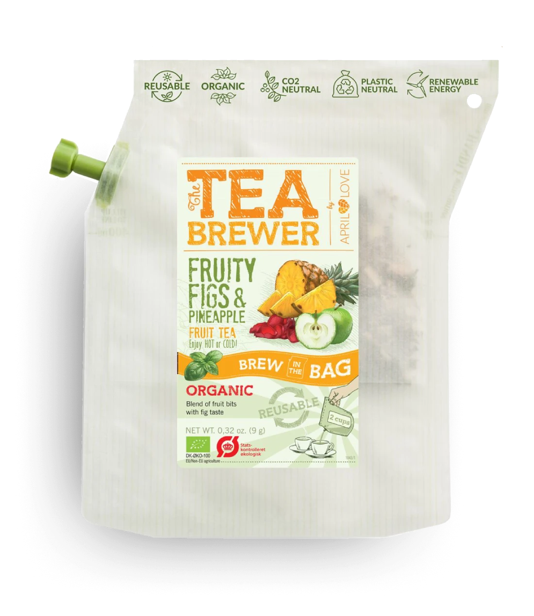 Vaisinė arbata Teabrewer - Fruity Figs & Pineapple