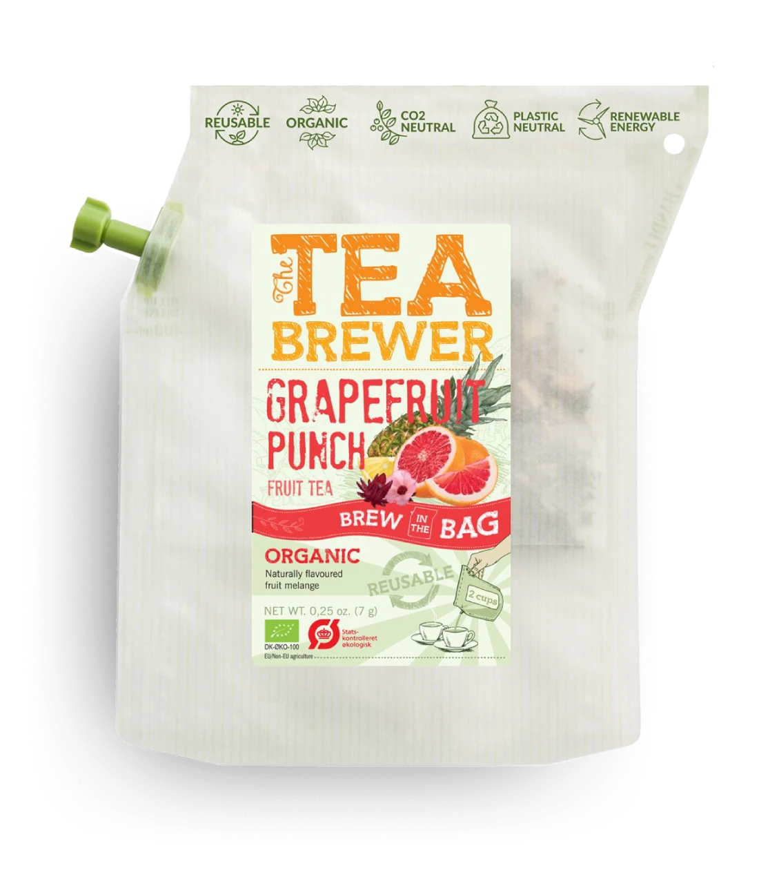 Vaisinė arbata Teabrewer - Grapefruit Punch