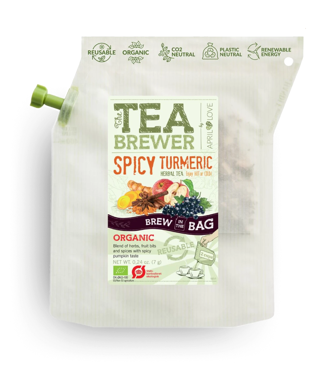 Žolelių arbata Teabrewer - Spicy Turmeric