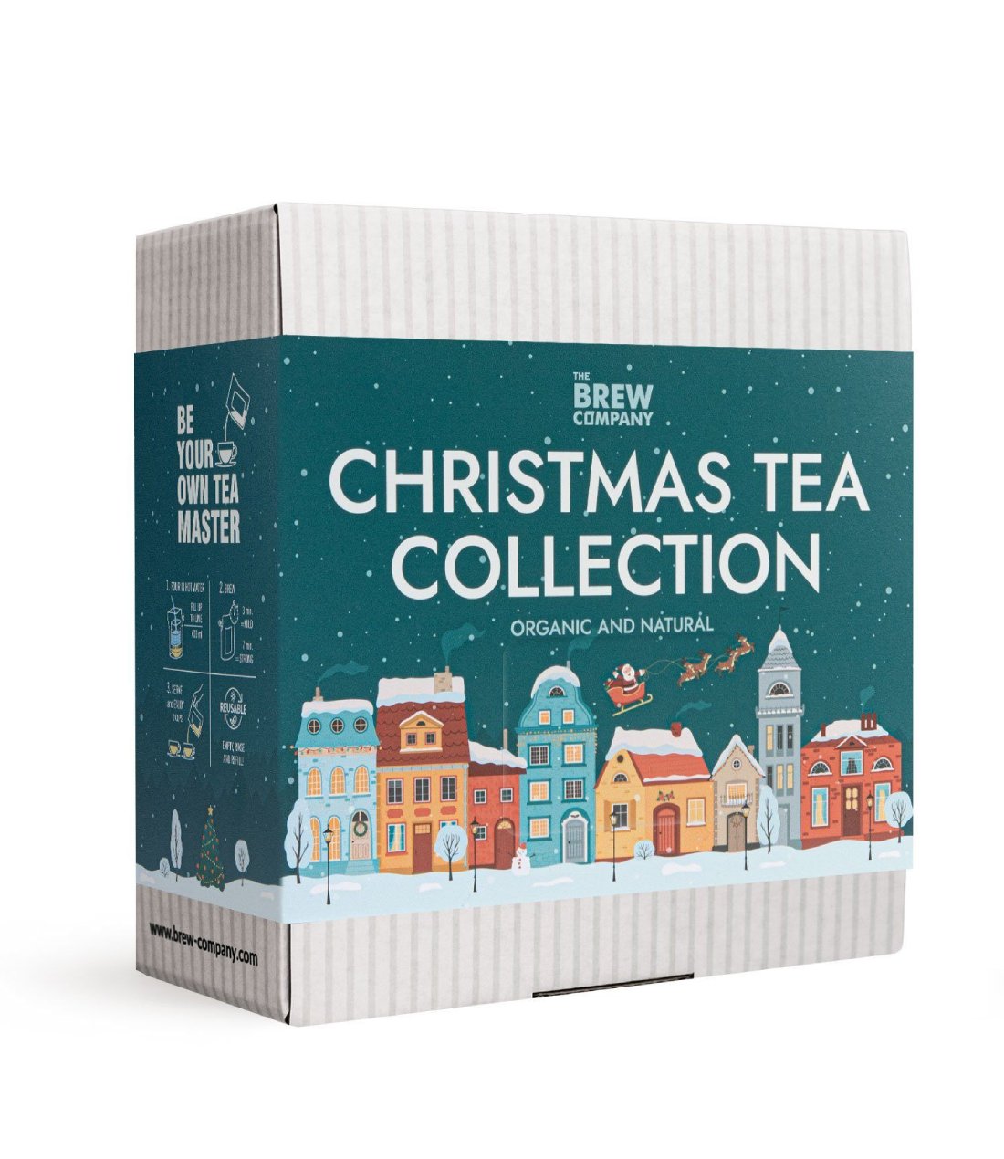 Kalėdinis Arbatos dovanų rinkinys Teabrewer Christmas Tea Collection, 7 skirtingų rūšių pakeliai (28 puodeliai)